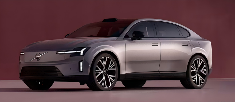 Imagini oficiale Volvo ES90 scurse: 700 km, arhitectură 800V, echipată cu Lidar, debutează pe 5 martie